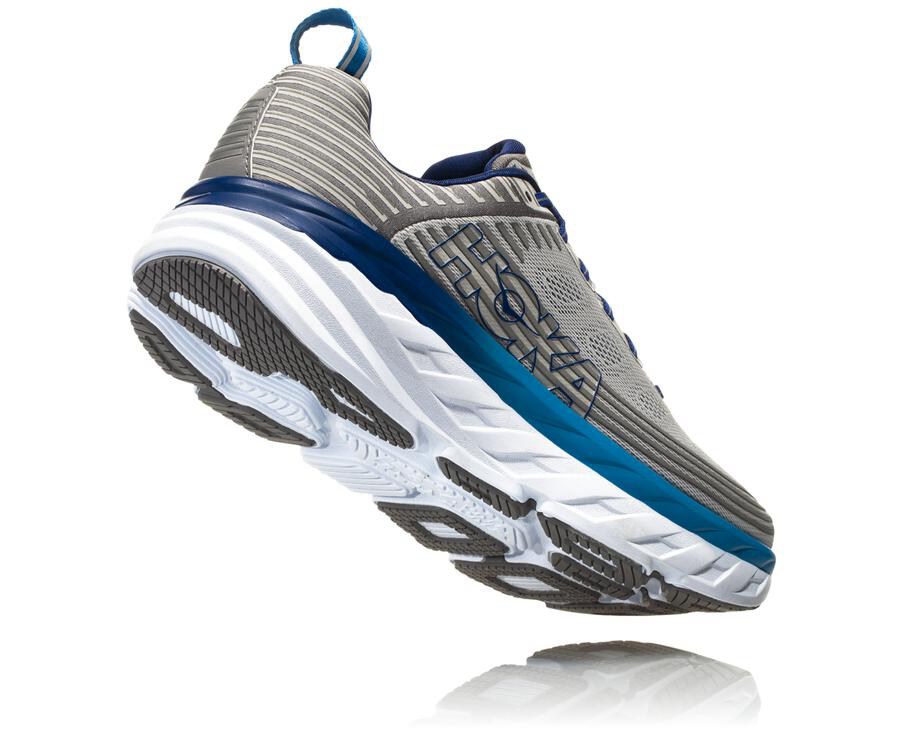 Hoka One One Tenisky Panske Siva - Bondi 6 - 31489-OIGW